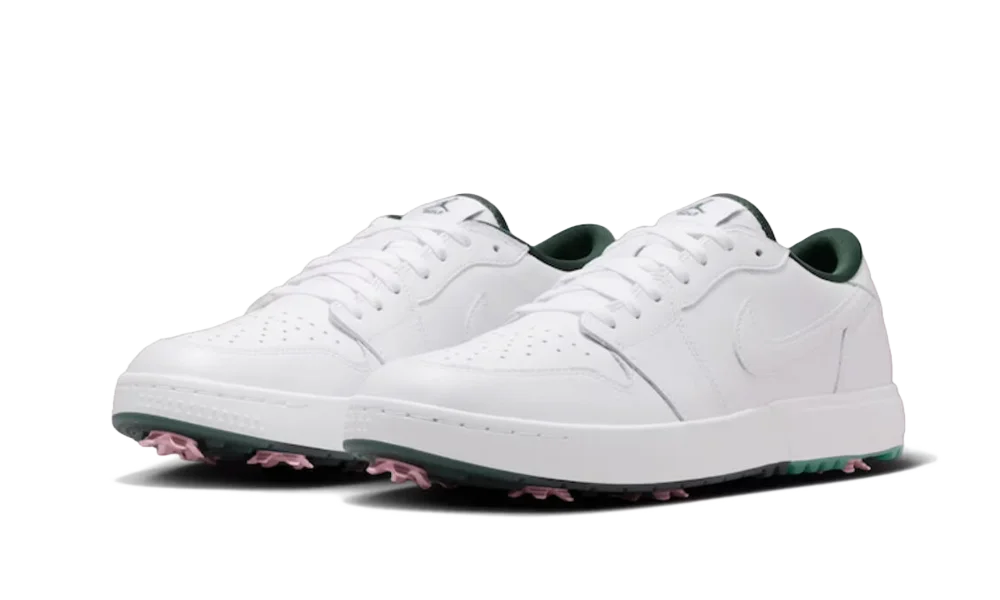 Air Jordan 1 Low Golf Spiked White Fir Elemental Pink