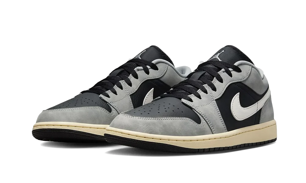 Air Jordan 1 Low Light Smoke Grey Off Noir