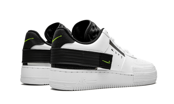 Air Force 1 Low Drop Type White Black Volt