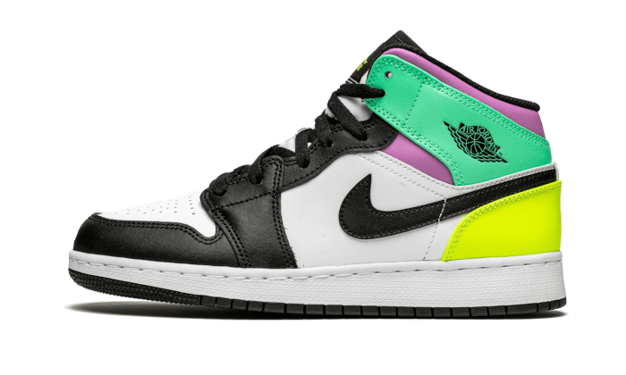 Air Jordan 1 Mid Pastel Black Toe