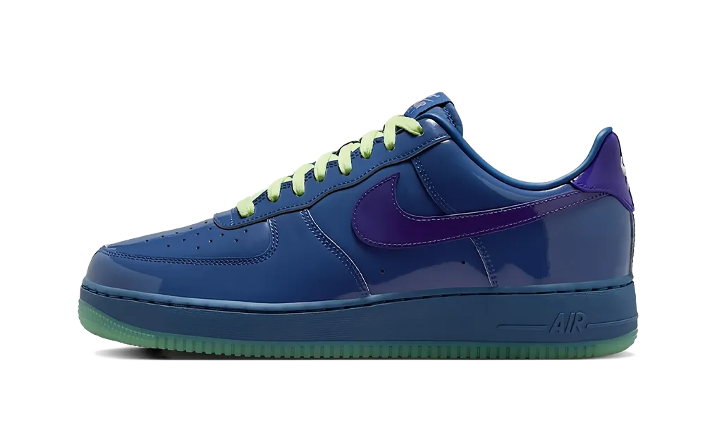 Air Force 1 Low Patent Leather Mystic Navy Grape Ice