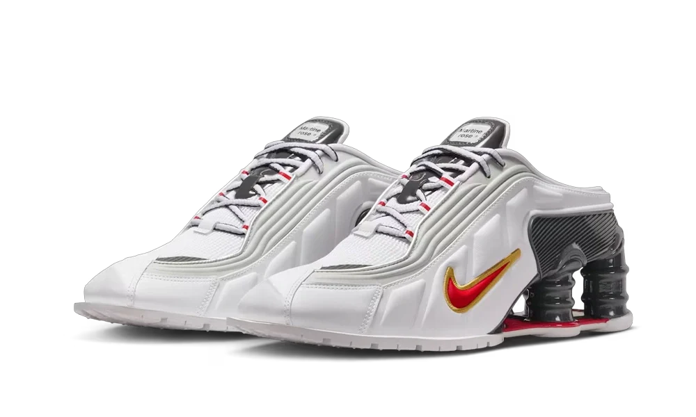 Shox MR4 Martine Rose White Varsity Red