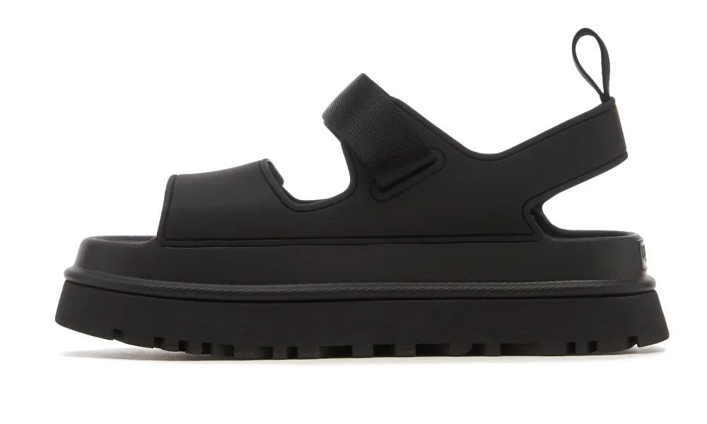 GoldenGlow Sandal Black