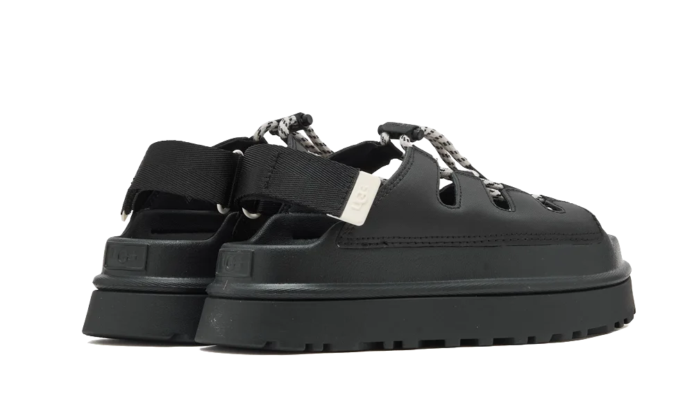 GoldenGlow Toggle Sandal Black