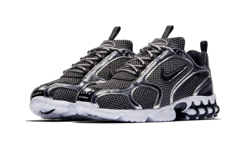 Air Zoom Spiridon Cage 2 Stussy Pure Platinum