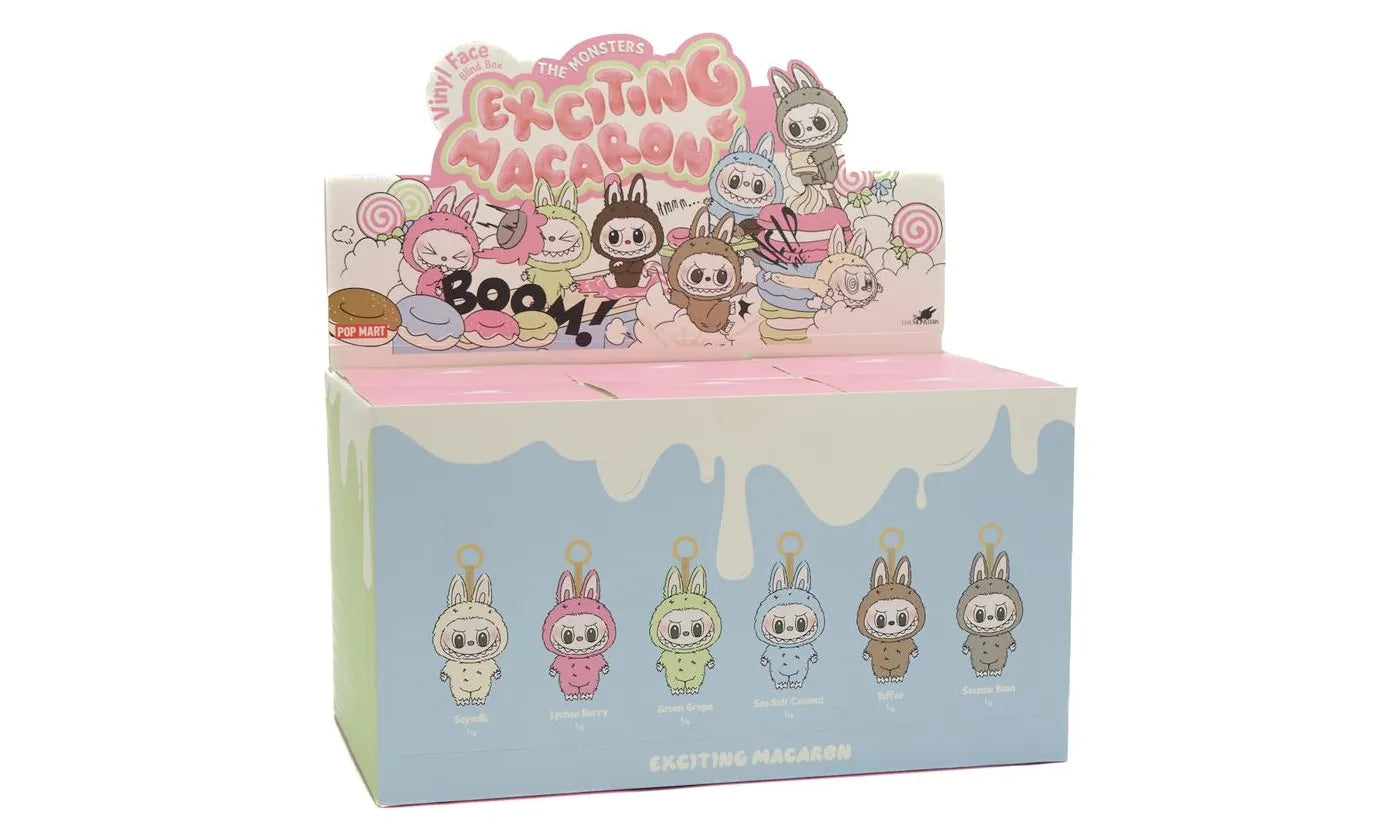 Pop Mart Labubu The Monsters Exciting Macarons Vinyl Face Blind Box Whole Set - PM-PMLTME-MULTI