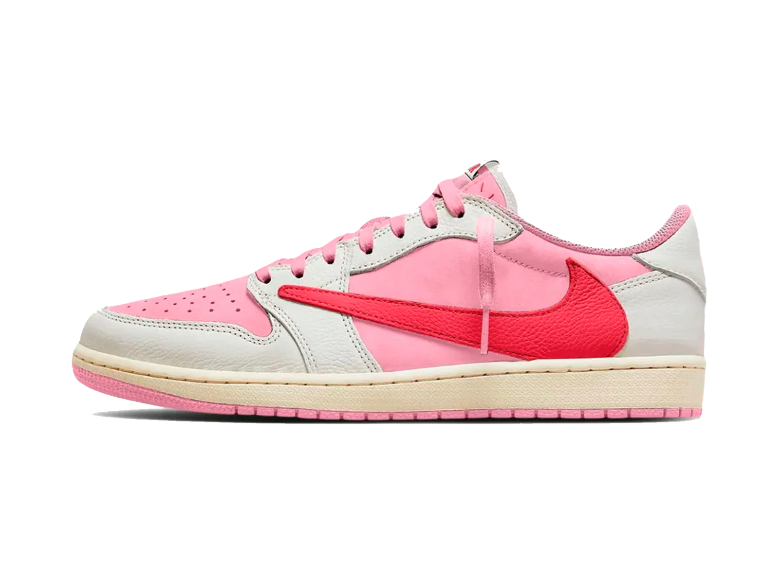 Air Jordan 1 Retro Low OG SP Travis Scott Sail Tropical Pink