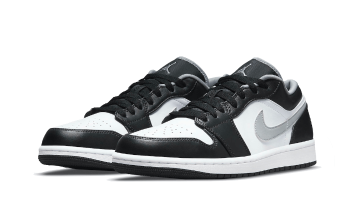 Air Jordan 1 Low Schwarz Weiß Partikelgrau