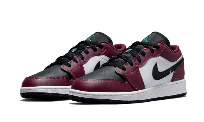 Air Jordan 1 Low SE Dark Beetroot Black Roma Green