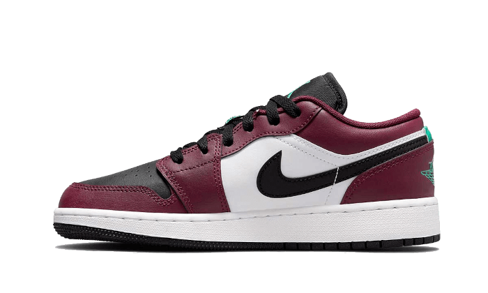 Air Jordan 1 Low SE Dark Beetroot Black Roma Green