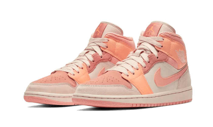 Air Jordan 1 Mid Apricot Orange