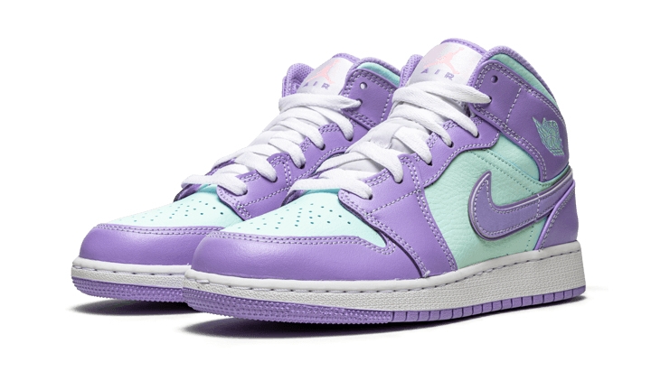 Air Jordan 1 Mid Lila Aqua