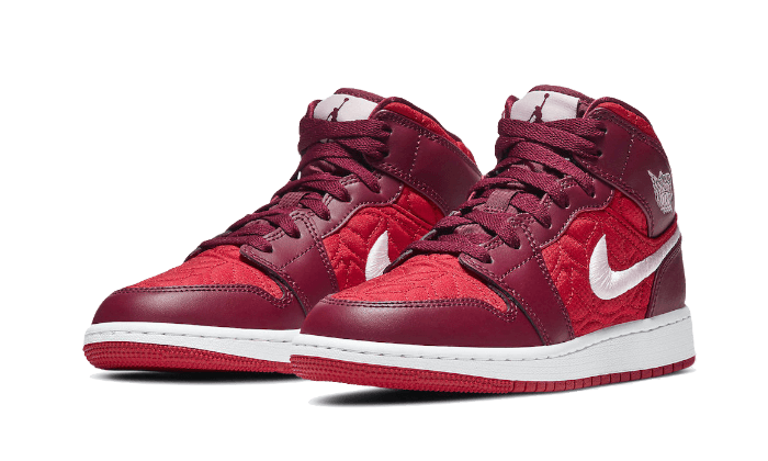 Air Jordan 1 Mid SE Rote Steppdecke