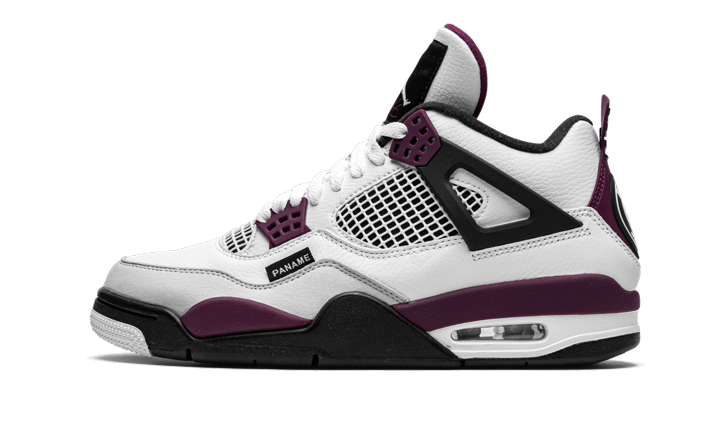 Air Jordan 4 PSG Neutral Grau Bordeaux