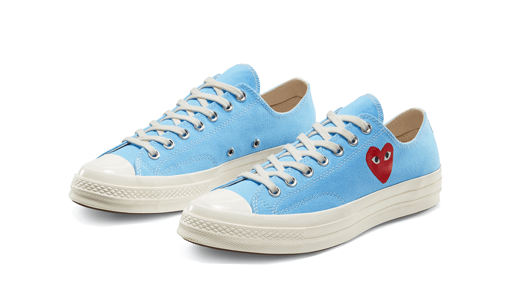 Chuck Taylor All-Star 70s Ox Comme des Garçons PLAY Bright Blue