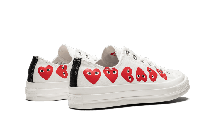 Chuck Taylor All-Star 70s Ox Comme des Garçons PLAY Multi-Heart White