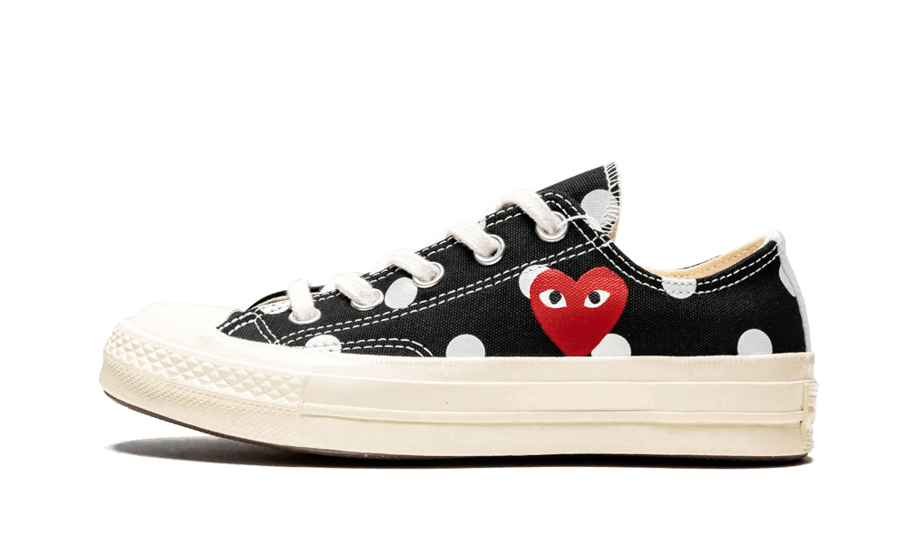 Chuck Taylor All-Star 70s Ox Comme des Garçons PLAY Polka Dot Black