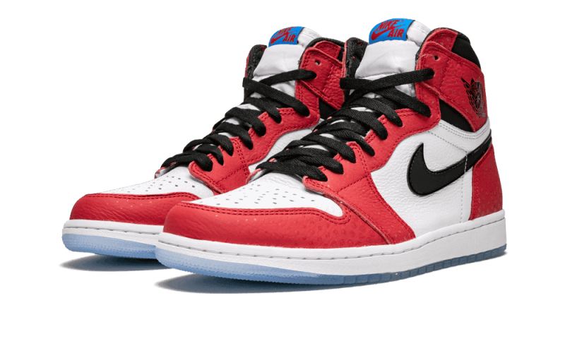 Air Jordan 1 Retro High Spider-Man "Origin Story" - 555088-602