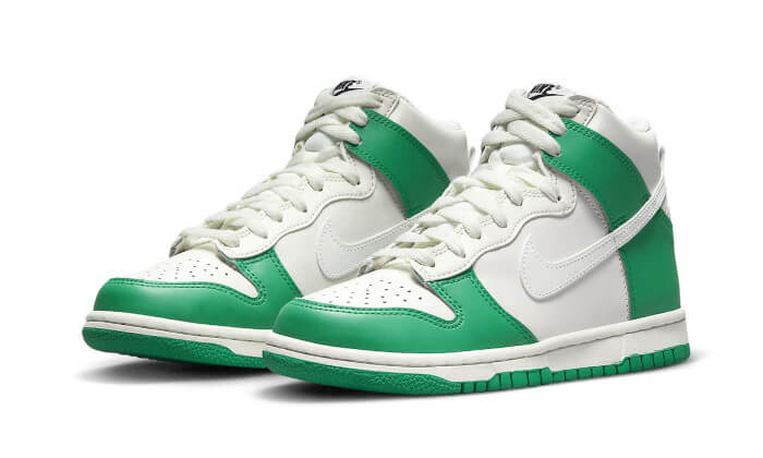 Dunk High White Green