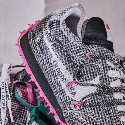 Waffle Racer Off-White Black Fuchsia