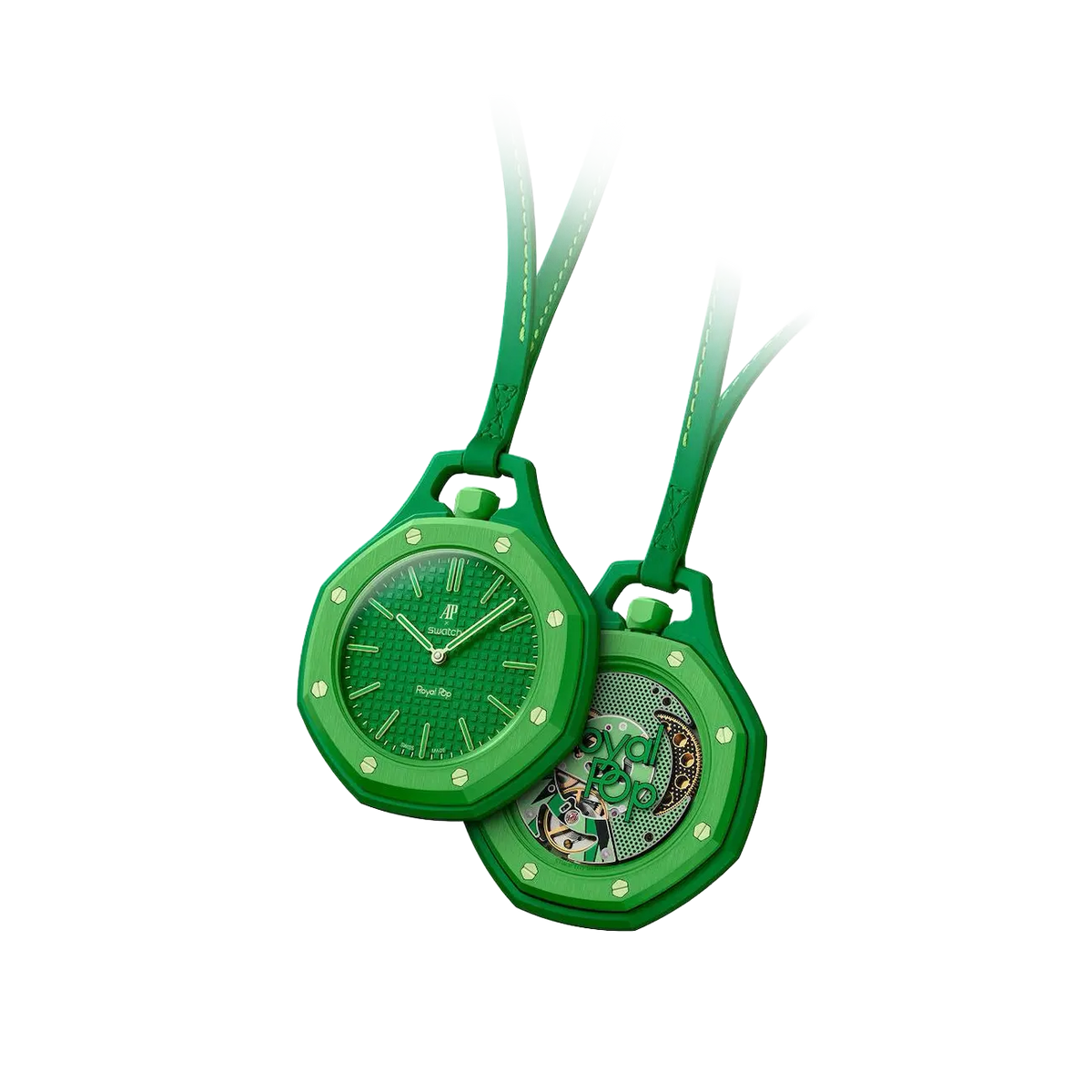Audemars Piguet Royal Pop Collection Pocket Watch Green Eight