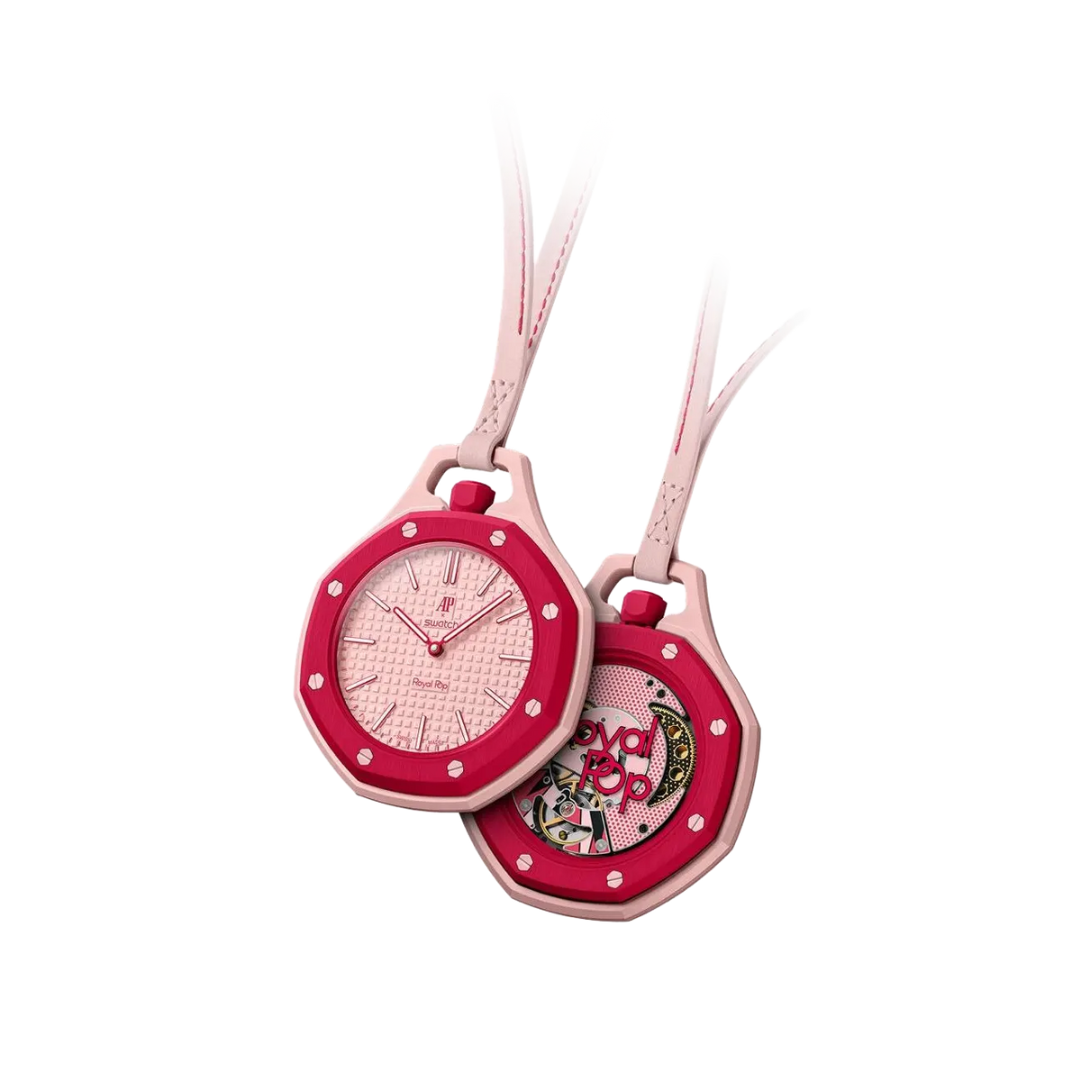 Audemars Piguet Royal Pop Collection Pocket Watch Otto Rosso