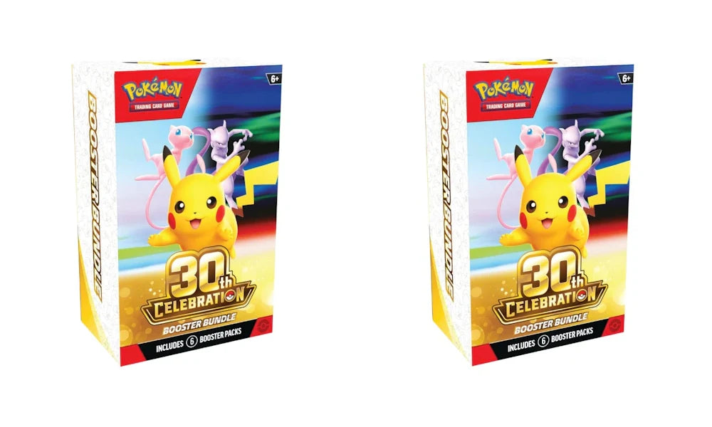2026 Pokémon Mega Evolution 30th Celebration Booster Bundle 2x Lot