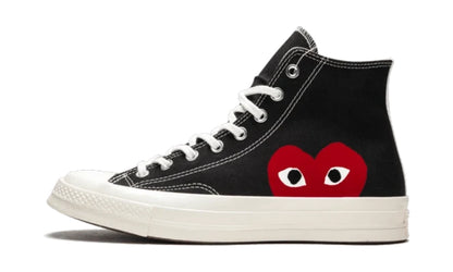 Chuck Taylor All-Star 70s Hi Comme des Garçons PLAY Black