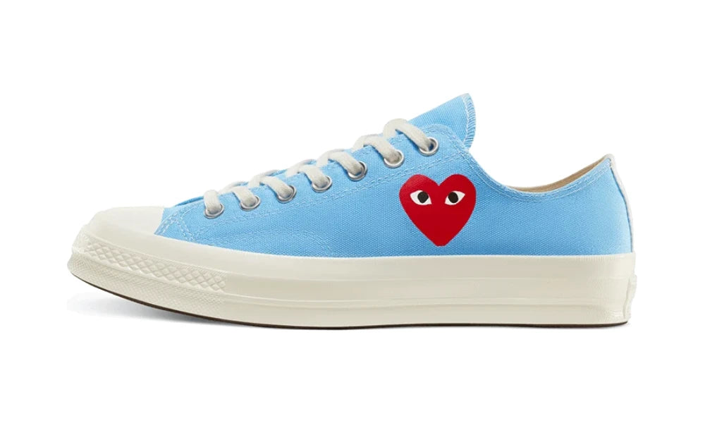 Chuck Taylor All-Star 70s Ox Comme des Garçons PLAY Bright Blue