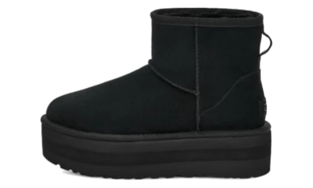 Classic Mini Platform Boot Black