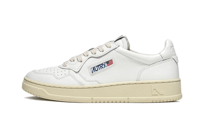 Medalist Low Leather White Cream