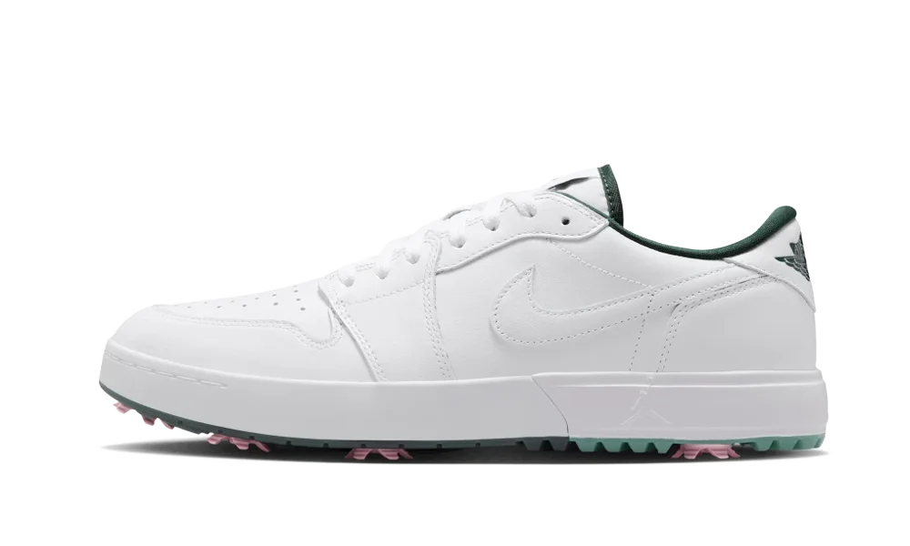 Air Jordan 1 Low Golf Spiked White Fir Elemental Pink