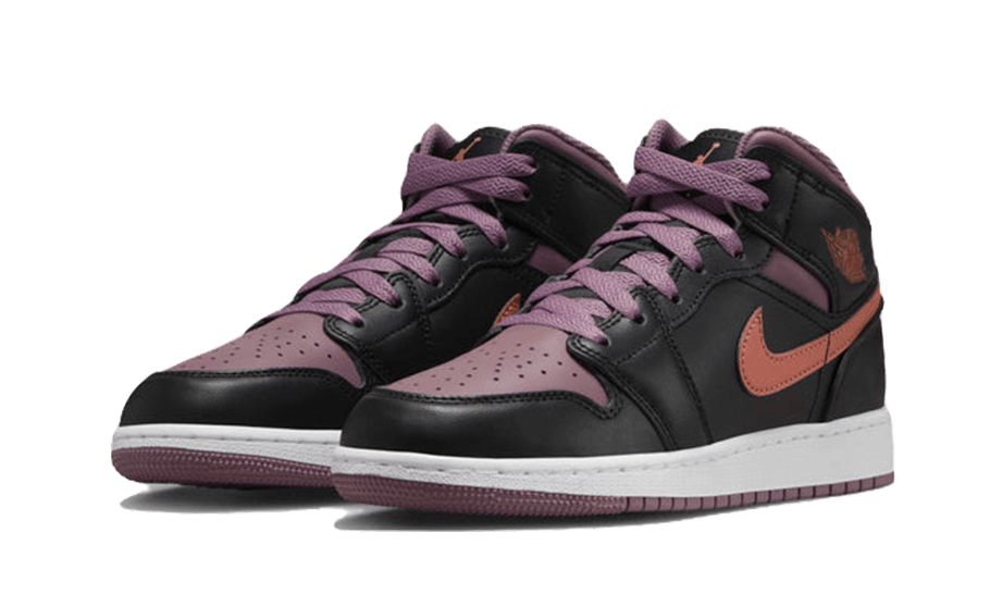 Air Jordan 1 Mid Black Sky J Mauve