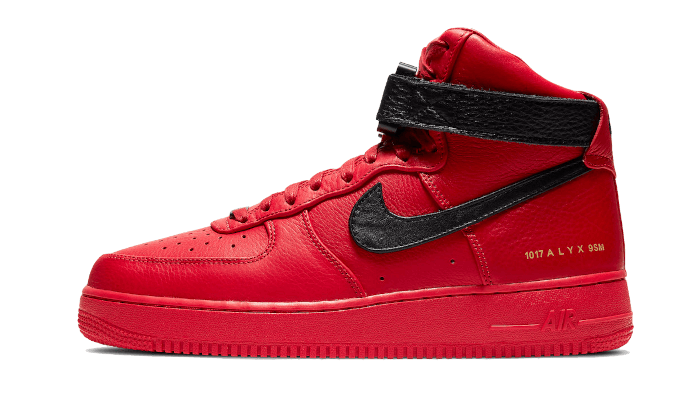 Air Force 1 High Alyx University Red Black
