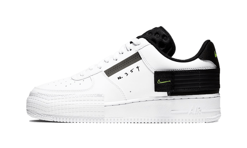 Air Force 1 Low Drop Type White Black Volt