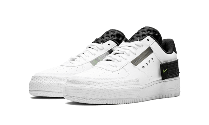Air Force 1 Low Drop Type White Black Volt