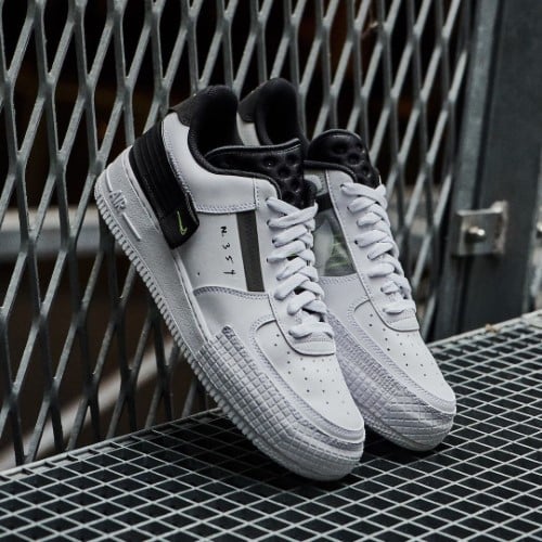 Air Force 1 Low Drop Type White Black Volt