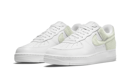 Air Force 1 Low White Pony Hair Heel