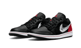 Air Jordan 1 Low Brushstroke Swoosh Black