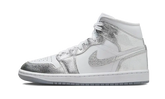 Air Jordan 1 Mid Crinkled Chrome