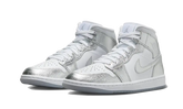 Air Jordan 1 Mid Crinkled Chrome