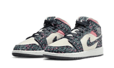 Air Jordan 1 Mid Floral Canvas