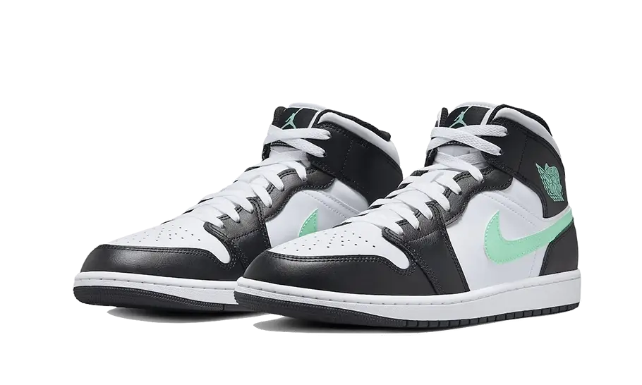 Black and green air jordan 1 shop