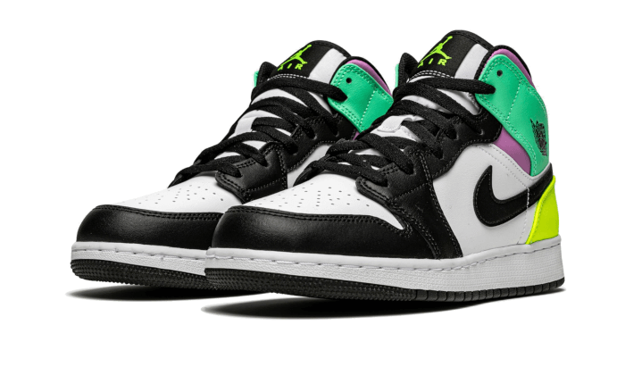 Air Jordan 1 Mid Pastel Black Toe