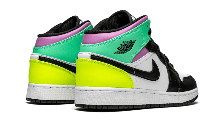 Air Jordan 1 Mid Pastel Black Toe