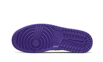 Air Jordan 1 Mid White Black Purple