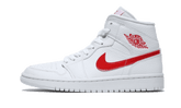 Air Jordan 1 Mid White University Red