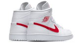 Air Jordan 1 Mid White University Red