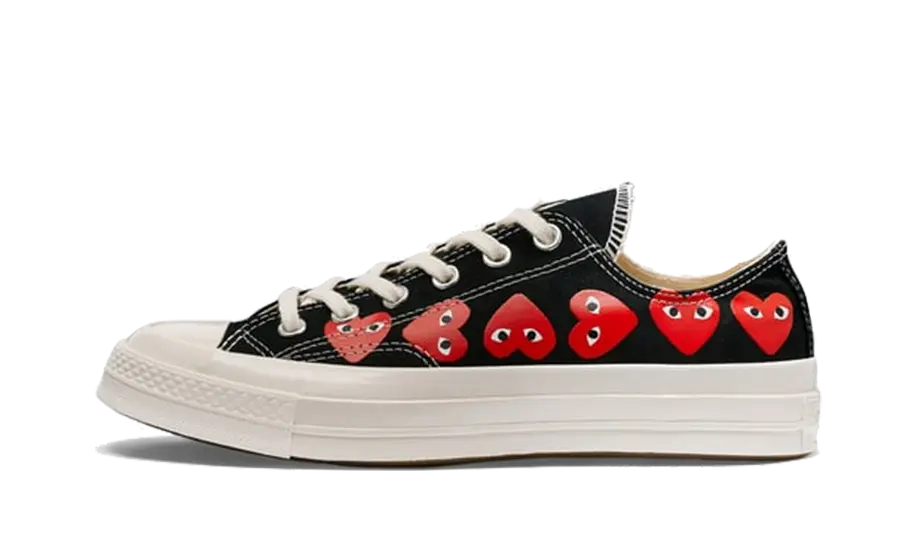 Chuck Taylor All Star 70 Ox Comme des Garcons PLAY Multi-Heart Black