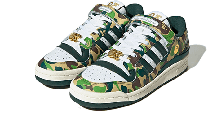 Forum 84 Low Bape 30th Anniversary Green Camo